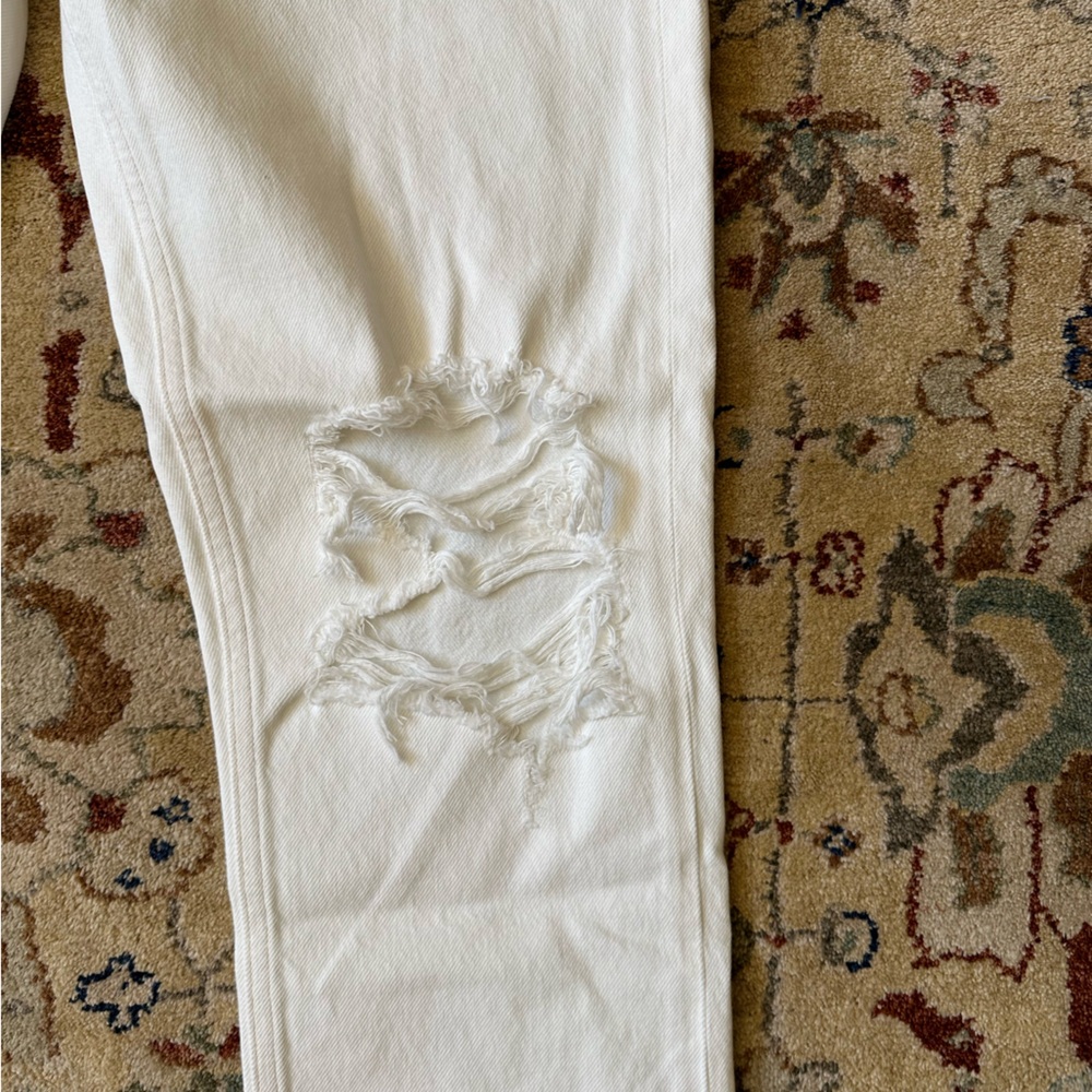 Agolde Riley Distressed Crop Jeans - Picture 10 of 10